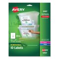 Avery Dennison Laser Labels, White, PK25 6465